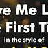 Brenda K Starr Love Me Like The First Time Karaoke Version From Zoom Karaoke