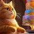 Happy Birthday Cat С ДНЕМ РОЖДЕНИЯ КОТ Shorts Shortvideo Short мультики прикол Cat кот котики