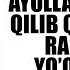 Kundoshli Ayollar Qanday Qilib Qalbidagi Rashkni Yoʻqotishi Mumkin Shayx Sodiq Samarqandiy