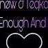 Snøw Teqkoi I M Not Enough And I M Sorry Lyrics