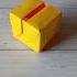 PIGGY BANK ORIGAMI TUTORIAL HOW TO MAKE COIN BANK CRAFT STEP BY STEP FOLDING DIY PAPER ORIGAMI