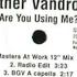 Luther Vandross Are You Using Me Masters At Work 12 Mix