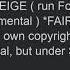 The SEIGE Run For Your Life Instrumental FAIR USE DISCLAIMER I Do Not Own Copyright For This C