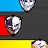 Error404 Sans VS Alpha Sans VS KM Sans VS Omni Sans VS Infected Sans Power Levels Remastered