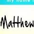 Matthew West Hello My Name Is Lyrics