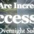 POWERFUL SUBLIMINAL Attract Enormous Success Overnight Subliminal Audio 1 Million Repetitions