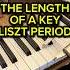 LISZT PERIOD PIANO VS MODERN STEINWAY KEY LENGTH DIFFERENCE Liszt Erard Steinway