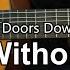 Here Without You 3 Doors Down Fingerstyle Guitar Tutorial TAB Lyrics