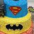 Superhero Theme Cake Superman Batman Spiderman Trending Birthdaycake Kidscakes Shortvideo