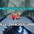 Therizinosaurus Vs All Dinosaurs Jurassic Franchise Dinosaur Shorts