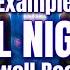 Example All Night Tomwell Bootleg