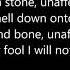 Anti Nightcore Demon Hunter I Am A Stone Lyrics