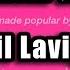 Avril Lavigne Here S To Never Growing Up Karaoke Version