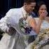 Fun Moment With Jeremy Jordan Eva Noblezada At THE GREAT GATSBY Broadway Opening Curtain Call