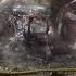 Fatal Fiery Crash Cuts Car In Half