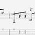 Beautiful Melody Я в Весеннем Лесу Пил Берёзовый Сок Fingerstyle Guitar Free Tab Sheet
