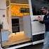 LWB CRAFTER VW With Insane Shower Platform Bed Big Garage Fully Off Grid Victron Vanconversion