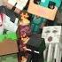 New Minecraft Figures Panda Tamed Wolf Horse Pig Sheep Chicken Iron Golem Steve Enderman Alex Ocelot