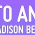 Madison Beer Home To Another One Lyrics