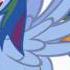 Rainbow Dash At The Gala Solo One Line Multi Language