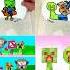 Chicken Jockey VS Steve Minecraft VS Creeper Sprunki OC Drew With A Water Painting Pen