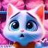 Котик любит сладкую вату Cats мультик ии Cartoon Aiart кот юмор жиза нейросеть Dalle3