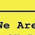 ONE OK ROCK We Are Lyrics Japanese Album