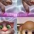 Talking Tom Cat Original Voice VS Robot Voice Effect Shorts