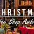 Christmas Jazz Instrumental Music 2025 Warm Fireplace Sound Cozy Christmas Bookstore Cafe Ambience