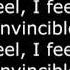 Skillet Feel Invincible Lyrics HD