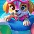 Paw Patrol Ultimate Rescue SKYE And ROCKY S Summer Vacation Very Funny Story Rainbow 3