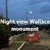 Wallace Monument Night Stirling Scotland Uk Scottishtourism