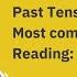 Підготовка до ЗНО Past Tenses Review Most Common Collocations Reading Tips And Practice