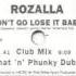 1997 Rozalla Don T Go Lose It Baby Metro Club Mix