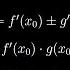 Ejercicio 001 Demostraciones Sobre Derivadas