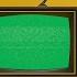 Old Yellow Retro TV Green Screen Template