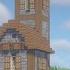 Красивый средневековый многоярусный дом в MINECRAFT