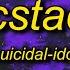 SUICIDAL IDOL Ecstacy Slowed Lyrics I Just Wanna Be Your Sweetheart