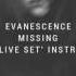 Evanescence Missing Nissan Live Set Instrumental By Seojong26