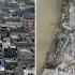 Israel Hamas War Haunting Drone Footage Shows Before And After Of Gaza Following 6 Months Of War