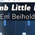 Em Beihold Numb Little Bug Piano Version Accurate Piano Tutorial With Sheet Music