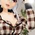 MMD Number 9 Brown Plaid Skirt Haku