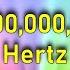 2 QUADRILLION Hertz STRONG 8 Second Recurring Waves Then Continuous