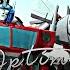 Optimus Prime Megatron Levitating Transformers Earthspark Edit