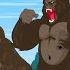 GODZILLA Vs Evolution Of KING KONG Godzilla Cartoon Compilation