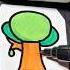 ASMR Drawing Mr Tree Sprunki Pyramixed In 40 Sec