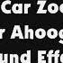 Cartoon Car Zooms With Doppler Ahooga Horn SFX