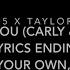 The 1975 X Taylor Swift About You Extended Vocals Edit Vs You Re On Your Own Kid