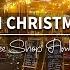 Christmas Jazz Music With Nightly Snow On Street At Cozy Christmas Coffee Shop Ambience For Relax