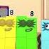 Numberblocks But The Rainbow Eights Is Always On The Screen